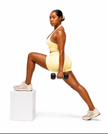 Yellow Women's Performance Shorts